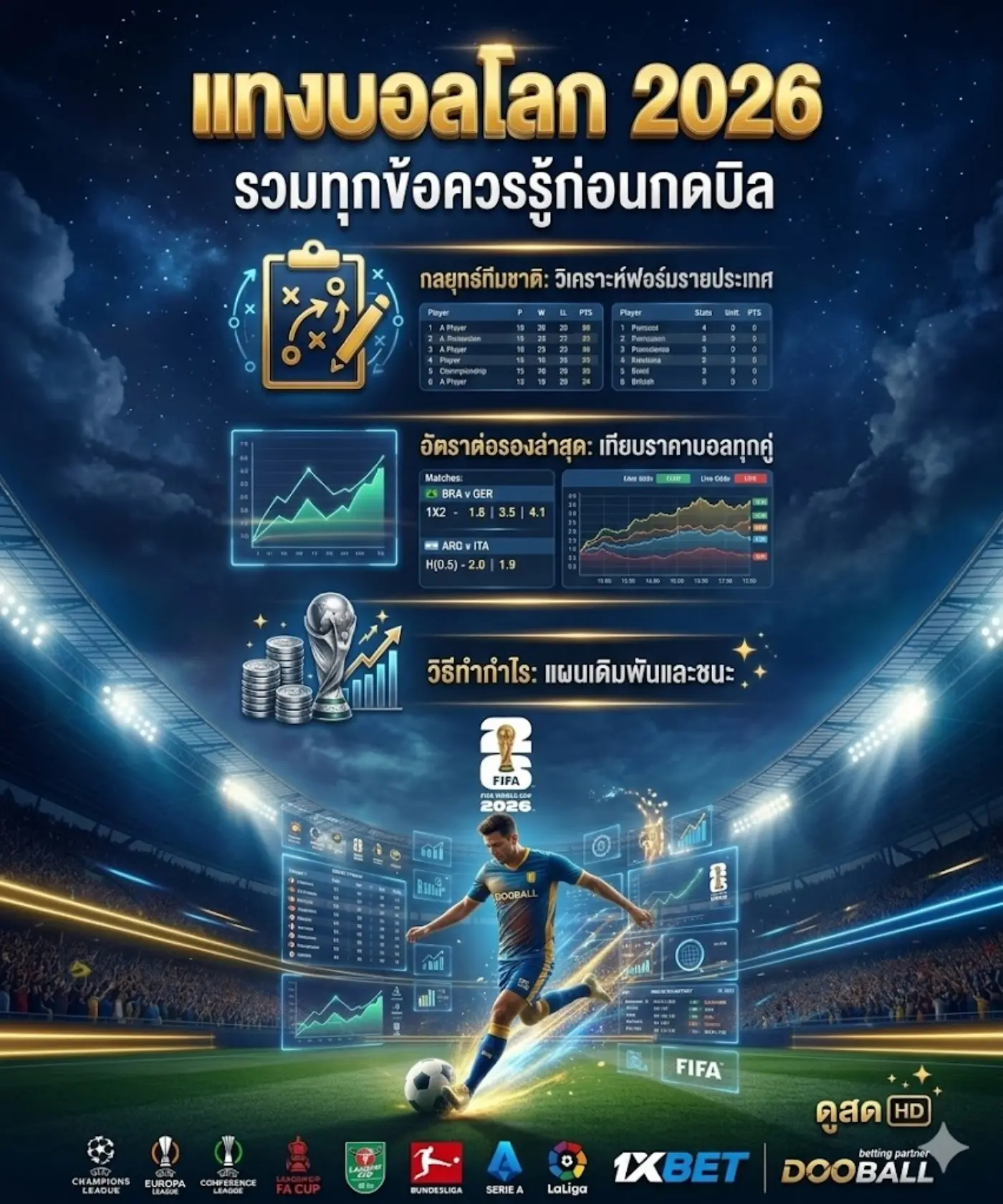 รวมทุกข้อควรรู้ก่อนกดบิล แทงบอลโลก